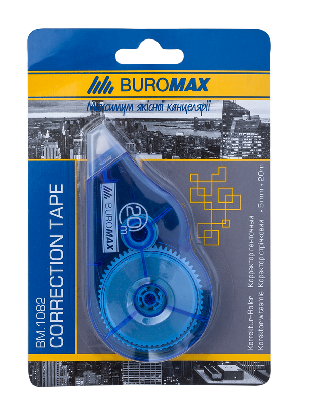 Коректор-стрічка BUROMAX (BM.1082) 5мм х 20м